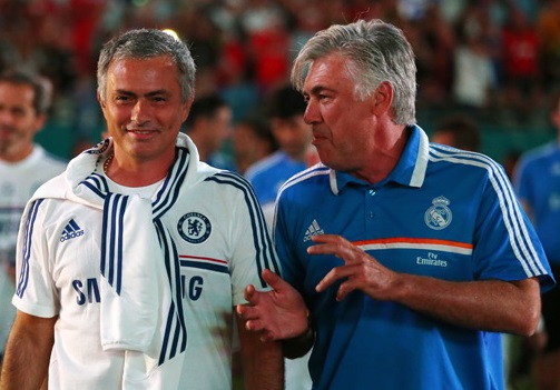 José Mourinho e Carlo Ancelotti