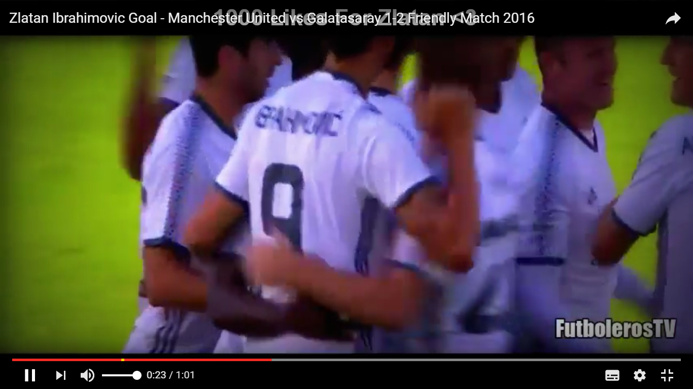 ibrahimovic primo gol in rovesciata