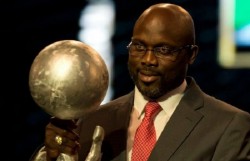 george weah fa 50 anni