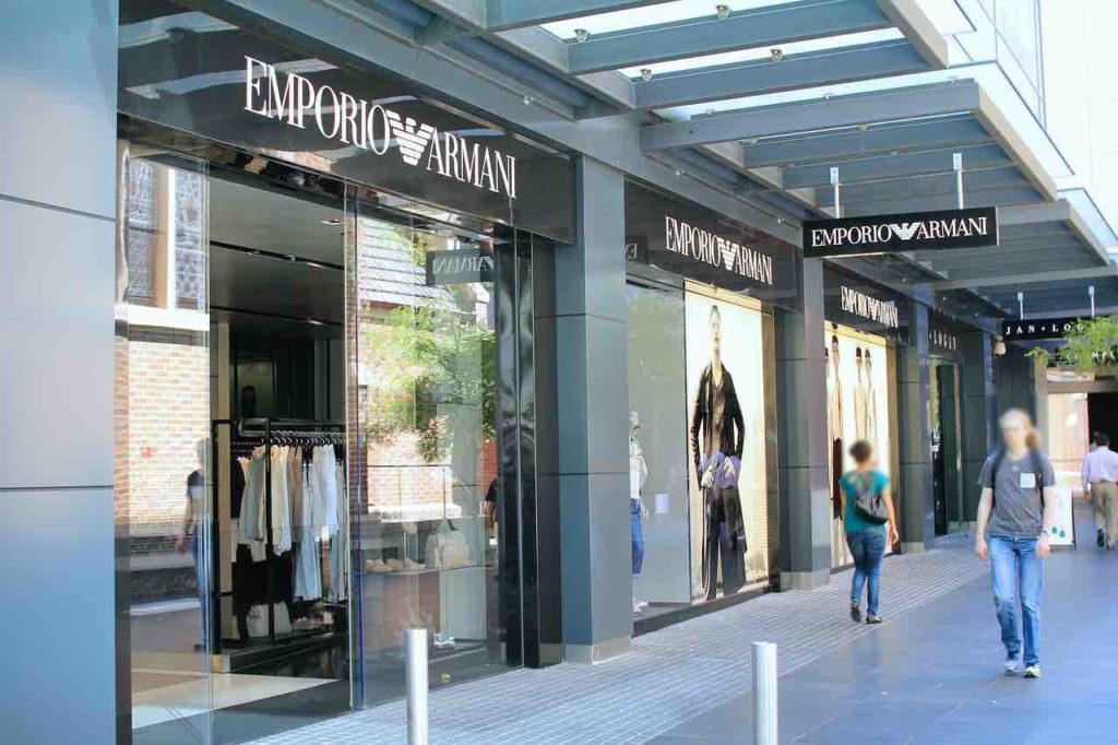 Negozio armani