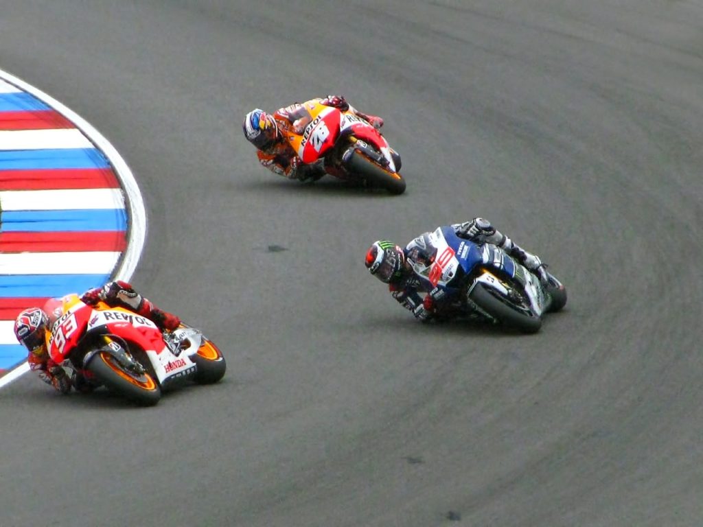 Marc Marquez video caduta