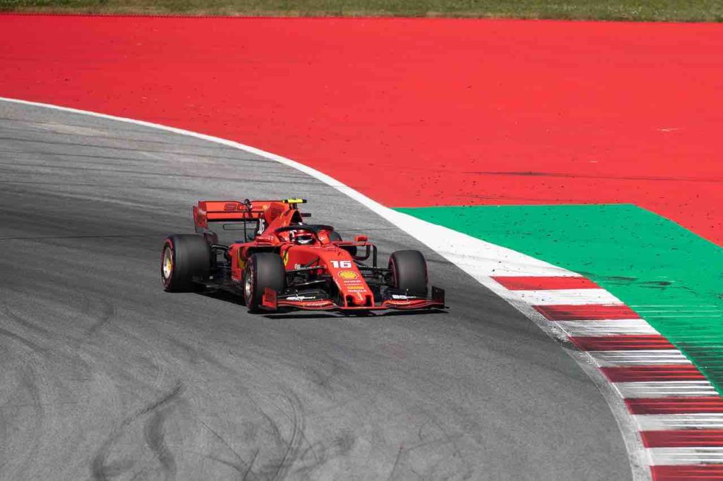 Ferrari di Leclerc